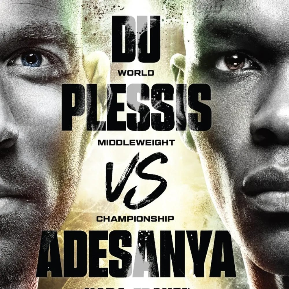 Fight Results Dricus Du Plessis submits Israel Adesanya